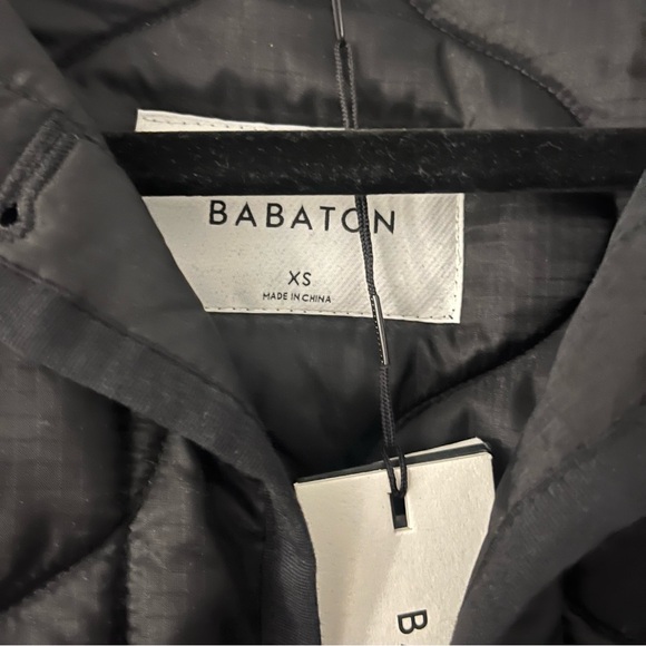 Aritzia Babaton Evergreen Quilted Jacket in Black - Picture 3 of 5